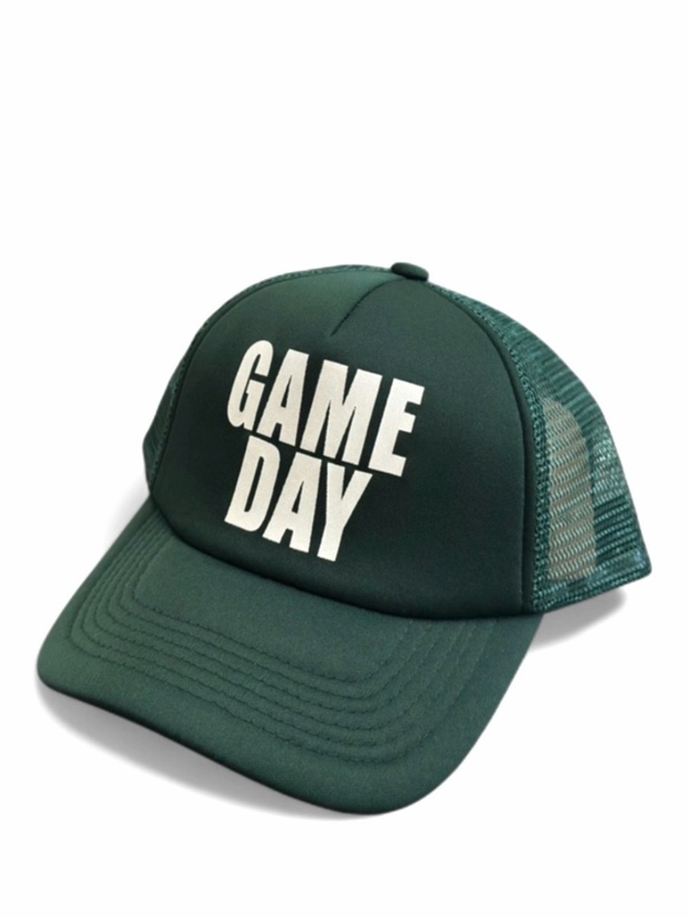 Green ‘GAME DAY’ Unisex Snapback Trucker Hat (NWT)
